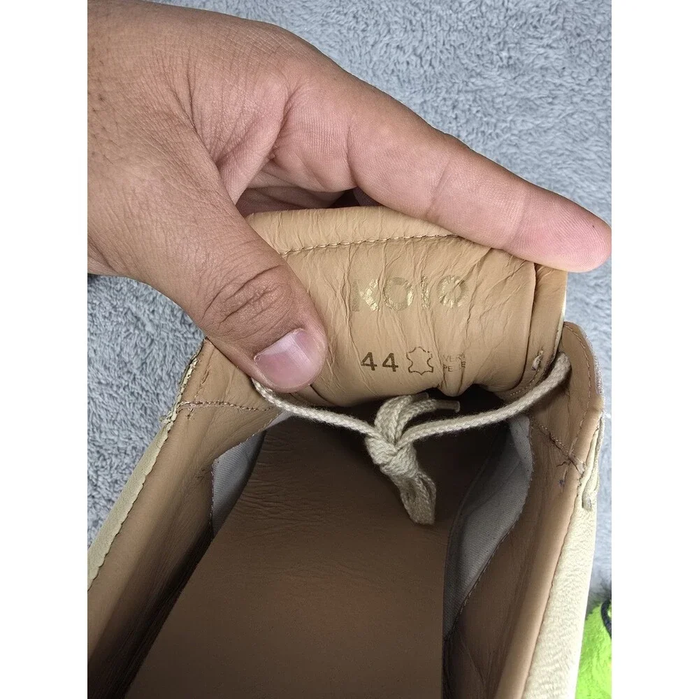 Koio Retro Runner Men's Size 44 EU Camel Suede Leather Lace Up Sneaker